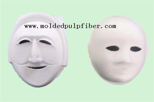 paper mache mask DIY blank
