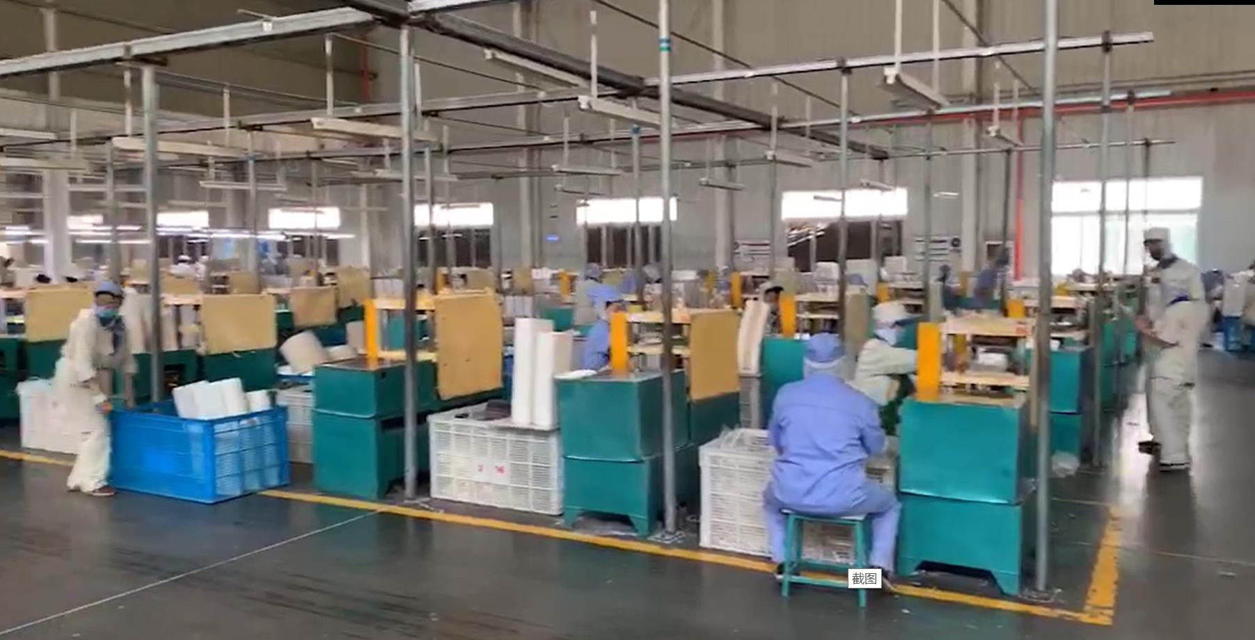 Virgin disposable tray producing