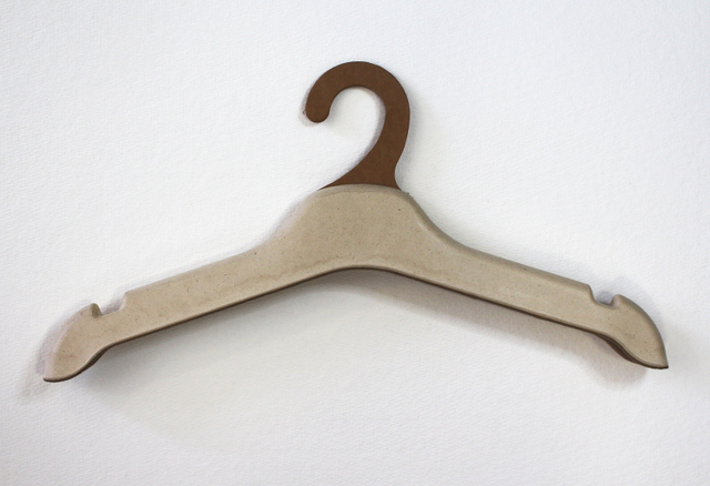 paper pulp degradable suit clothes coat hanger biodegradable biobased