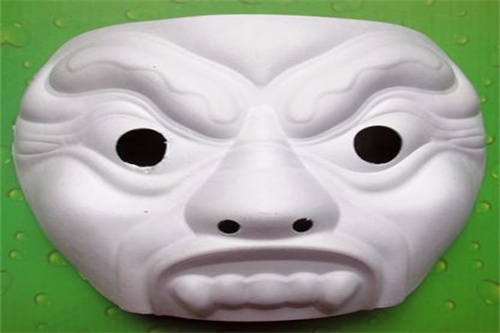 DIY blank plain Mardi Gras paper mask Masquerade mask